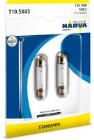 ŻARÓWKA 12V 10W /RURKOWA/ SV8,5 11X41    /BLISTR/ NARVA NAR 173144000