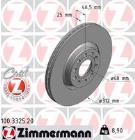 TARCZA HAM./PRZ/ AUDI A4,A6 01- @312X25 ZIMMERMANN ZM100.3325.20