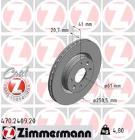 TARCZA HAM./PRZ/ RENAULT MEGANE 1,9TD-2, ZIMMERMANN ZM470.2409.20