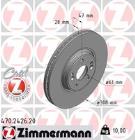 TARCZA HAM./PRZ/ RENAULT SAFRANE 02- ZIMMERMANN ZM470.2426.20