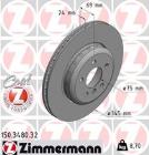 TARCZA HAM./TYŁ/ BMW 5 09- ZIMMERMANN ZM150.3480.32