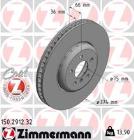 TARCZA HAM./PRZ/ BMW 5 09- /L/ ZIMMERMANN ZM150.2912.32