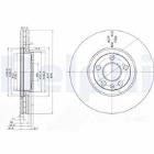 TARCZA HAM./PRZ/ FIAT ULLYSE 02- @285X28 DELPHI BG3740C