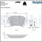 KLOCKI HAM./TYŁ/ AUDI,SEAT,VW,A6,Q3,PASSAT,SHARAN,TIGUA... DELPHI LP3247
