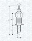 ŚWIECA ŻAROWA MM MAGNETI MARELLI 062900056304