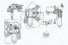 Silnik wycieraczek MAGNETI MARELLI 064070800010