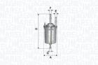 FILTR PALIWA AUDI BENZ. 1,6-2,0 03- MAGNETI MARELLI 152071760859