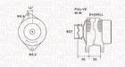 ALTERNATOR FIAT MAGNETI MARELLI 063730029010