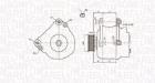 ALTERNATOR VW MAGNETI MARELLI 063731402010