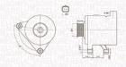 ALTERNATOR PEUGEOT MAGNETI MARELLI 063731498010