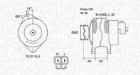 ALTERNATOR CHEVROLET MAGNETI MARELLI 063731526010