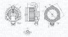 Wentylator wewnętrzny MAGNETI MARELLI 069412749010